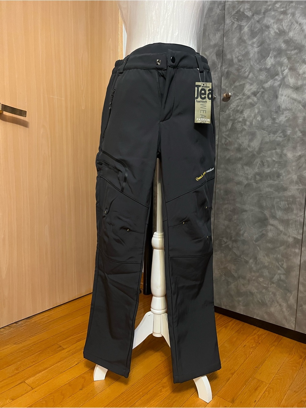 Men's Gray Tactical Cargo Pants - Unbranded